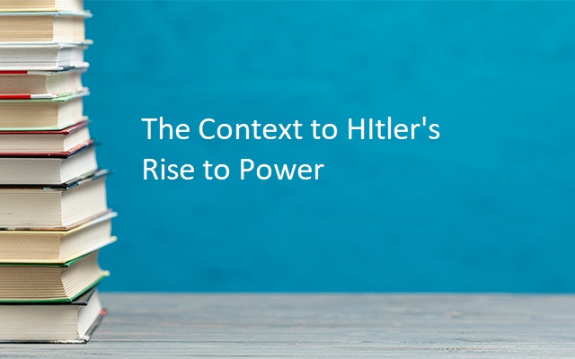 what caused hitler's rise to power essay